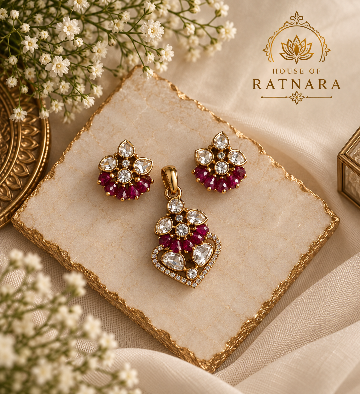 Petal Pendant Set