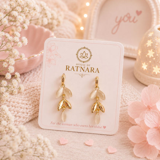 Ivory Bloom Earrings