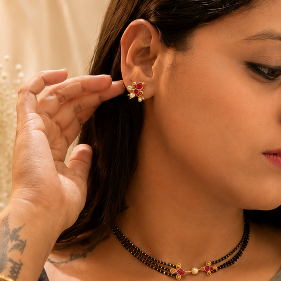 Black Bead Mangalsutra