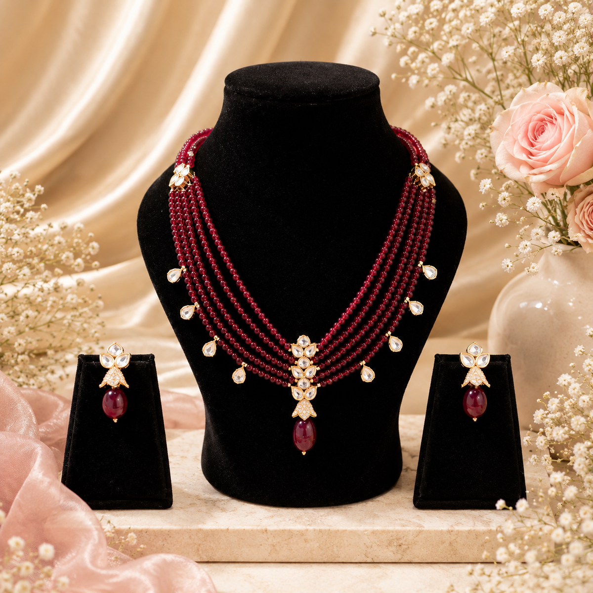 Beaded Necklace Set