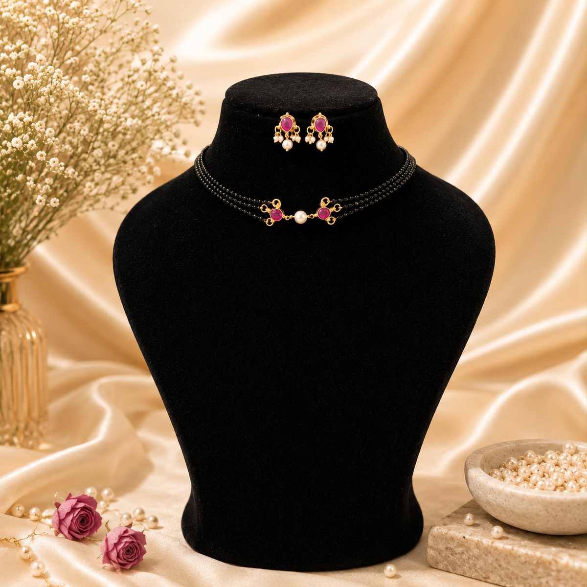 Black Bead Mangalsutra