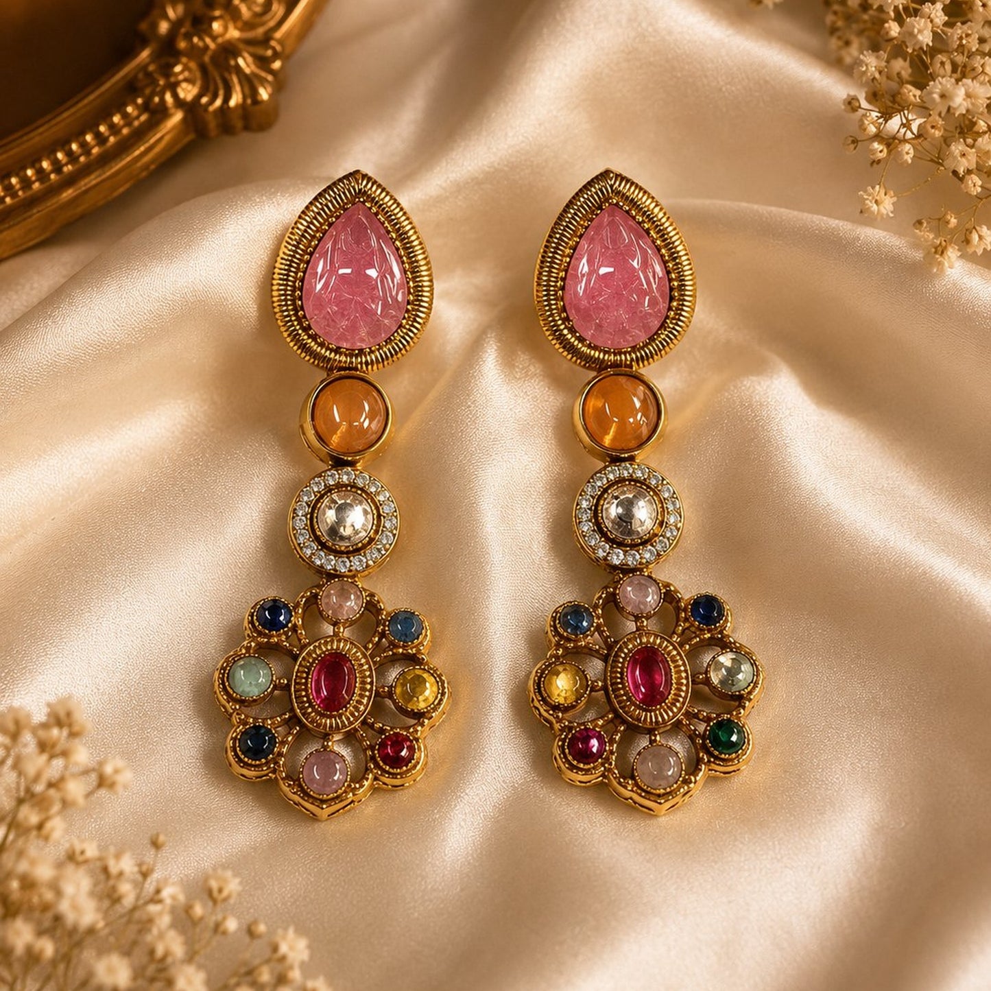 Rang Bahar Drop Earrings